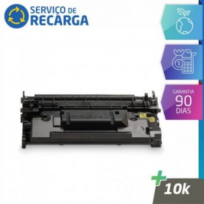 Recarga Toner HP 58X CF258X Preto 10K